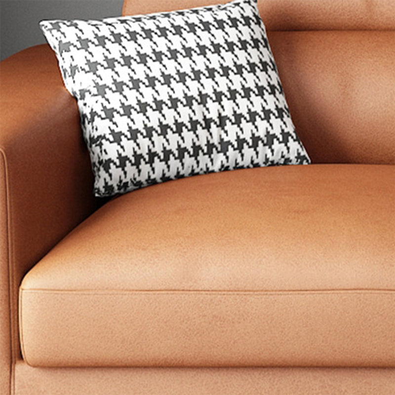 L-Shape Sectional Cushion Back Adjustable Head Pillow Sectional