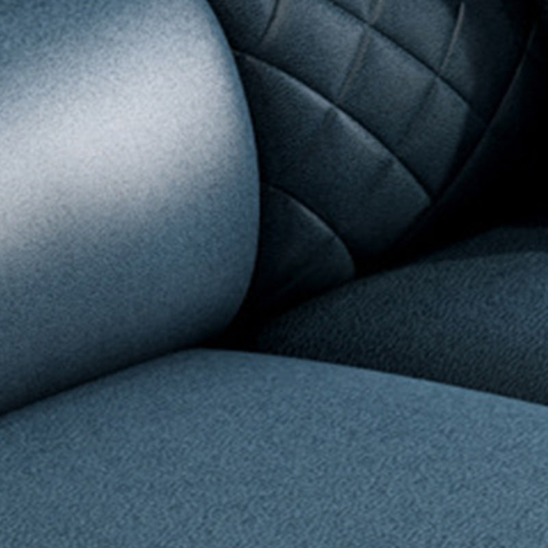 Faux leather Sectional Modern Stain-Resistant 4-Seater Sectional