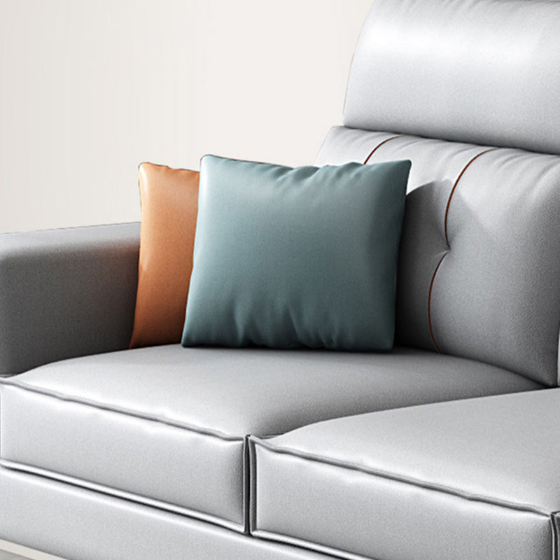 4-Cushion Sectionals,135.8' L x 68.90" W,Faux Leather Sectional Sofa for Living Room