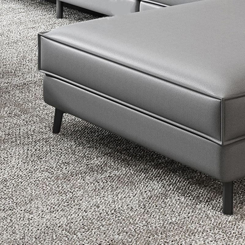 4-Cushion Sectionals,135.8' L x 68.90" W,Faux Leather Sectional Sofa for Living Room