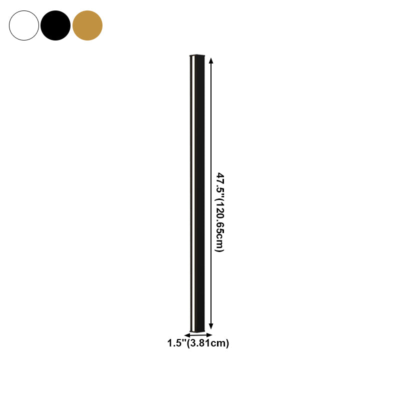 Moderner Stil linearer Wandleuchten Metall 1 Licht Wandleuchte Leuchten