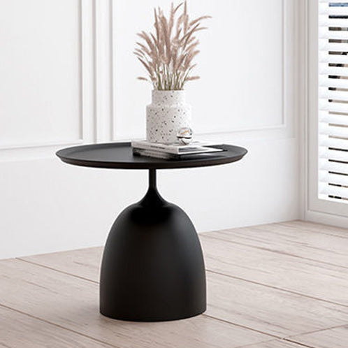 Mid-Century Modern Iron 2 Piece Bunching Tables with Pedestal Base