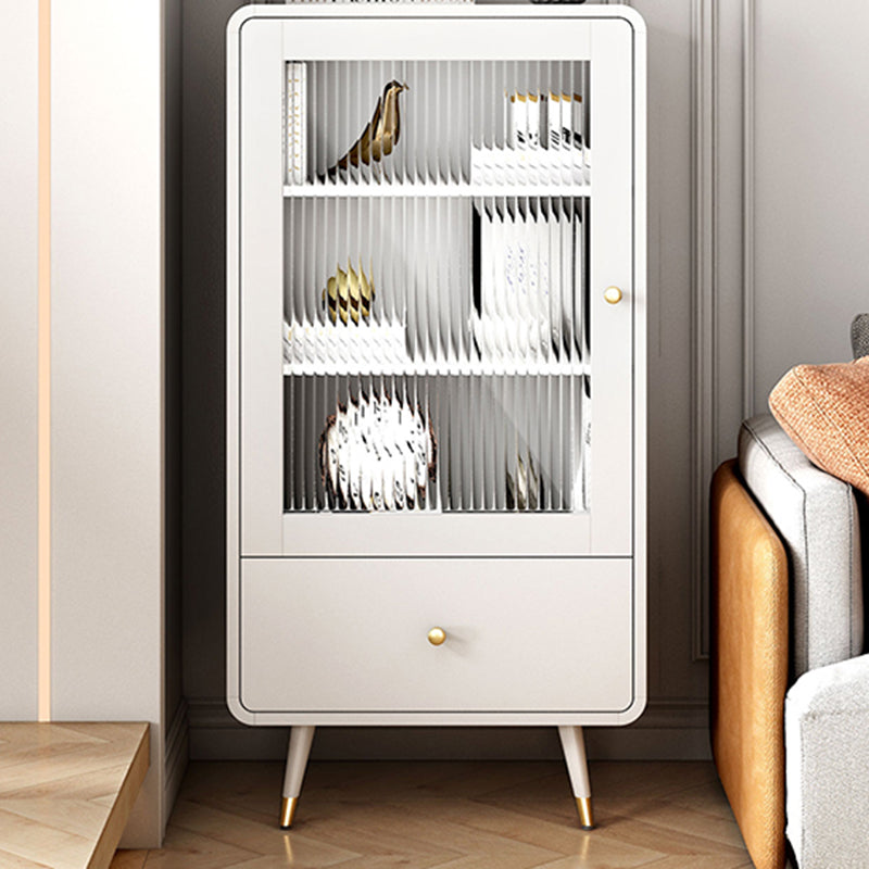 46.45'"Tall 1- Door Wooden Cabinet, Rectangle Accent Cabinet with Drawer