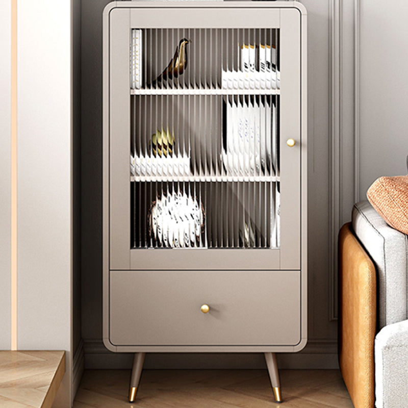 46.45'"Tall 1- Door Wooden Cabinet, Rectangle Accent Cabinet with Drawer