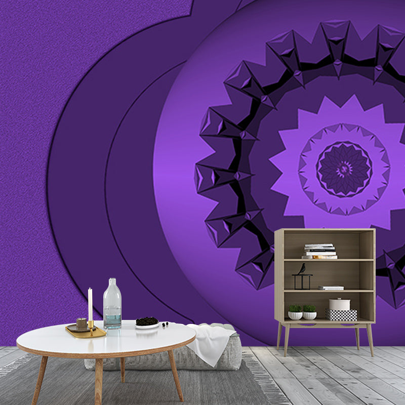 Illustration Wallpaper Modern Stain Resistant Geometric Pattern Wall Mural