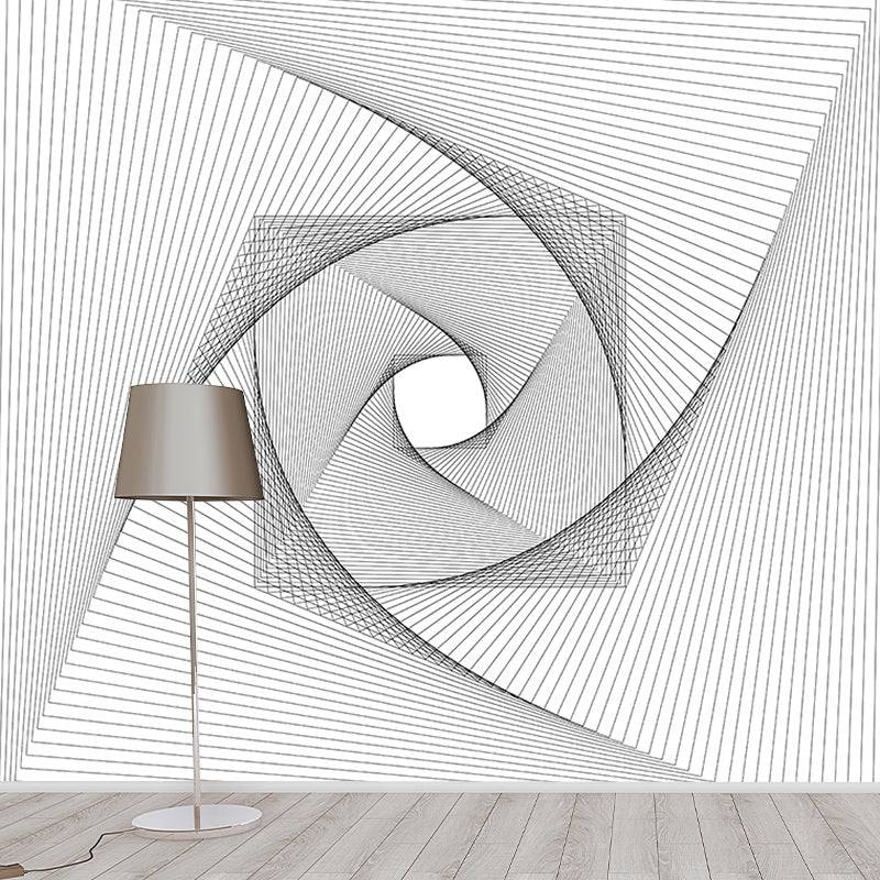 Illustration Wallpaper Modern Stain Resistant Geometric Pattern Wall Mural