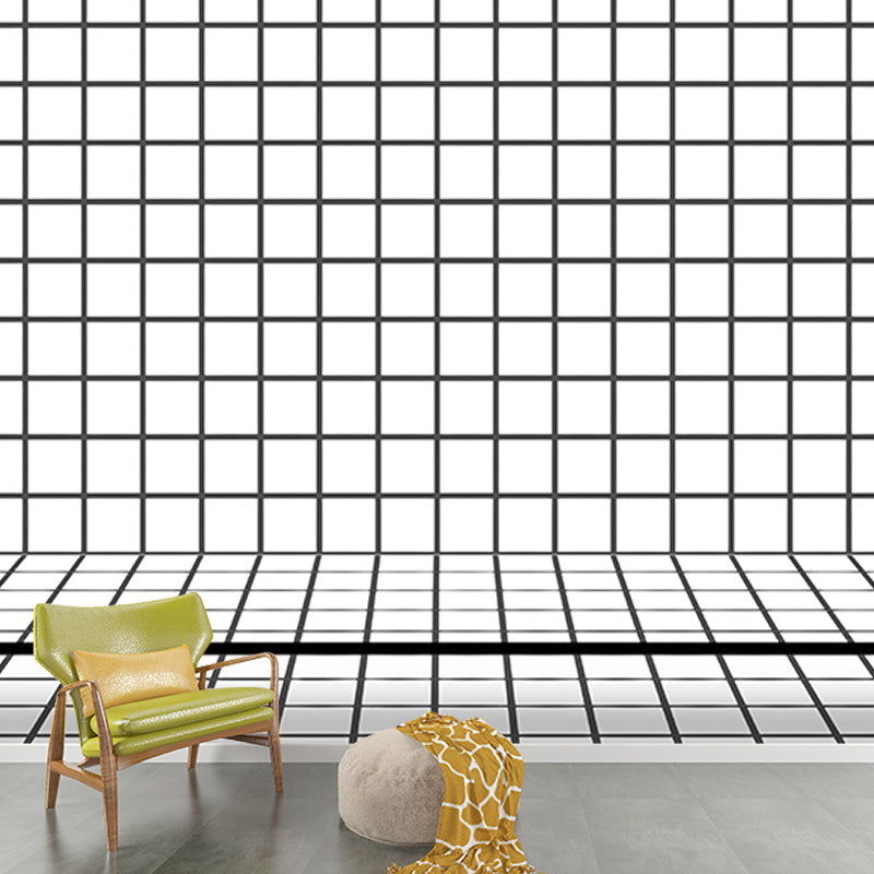 Illustration Geometric Wall Mural Stain Resistant Living Room Modern Wall Mural