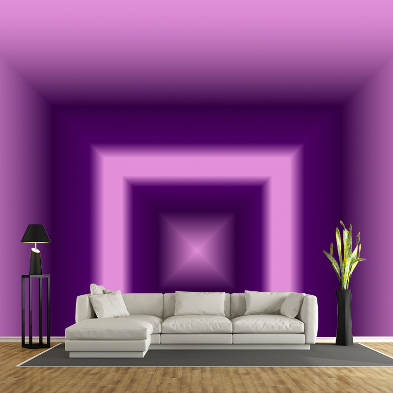 Decorative Wall Mural Illustration Stain Resistant Geometric Wallpaper