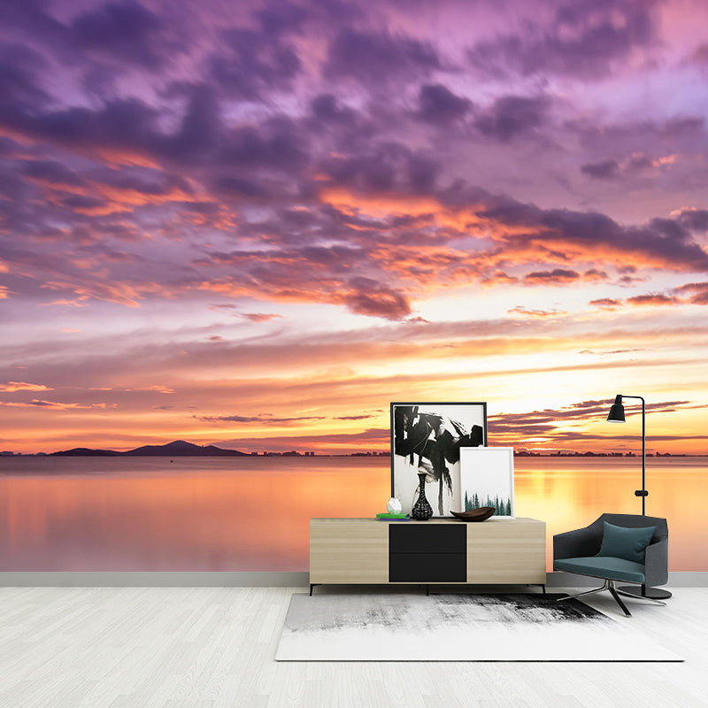 Sky Photography Wallpaper Stain Resistant Contemporary Living Room Wall Mural