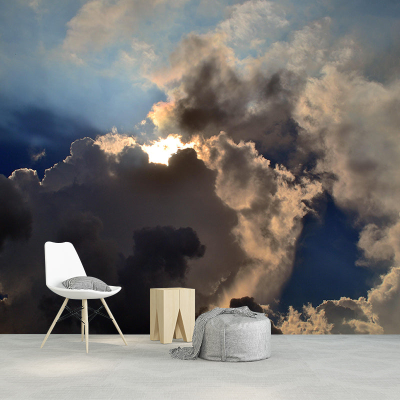 Photography Sky Wall Mural Clouds Environmental Stain Resistant Wall Mural