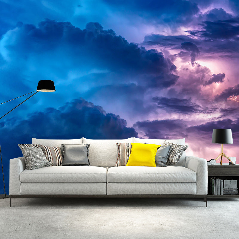 Decorative Wall Mural Moisture Resistant Sky Photography Wall Mural