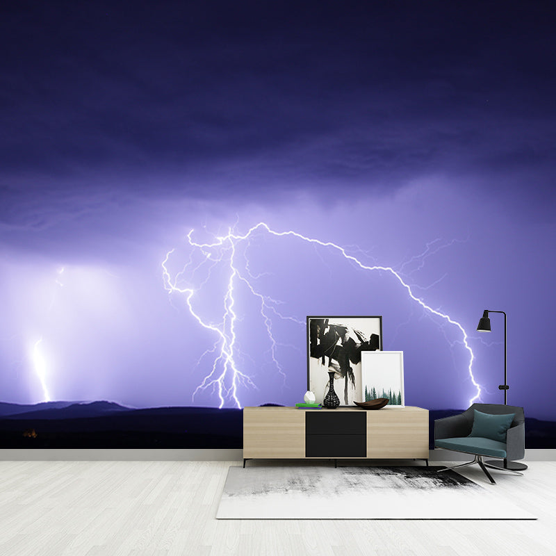 Environmental Wallpaper Sky Stain Resistant Photography Home Mural