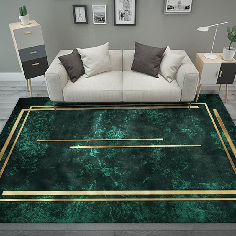 Contemporary Style Rectangle Shape Rug Stain Resistant Rug for Home Decor