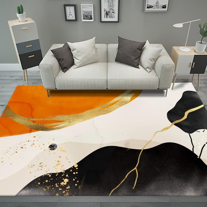 Contemporary Style Rectangle Shape Rug Stain Resistant Rug for Home Decor