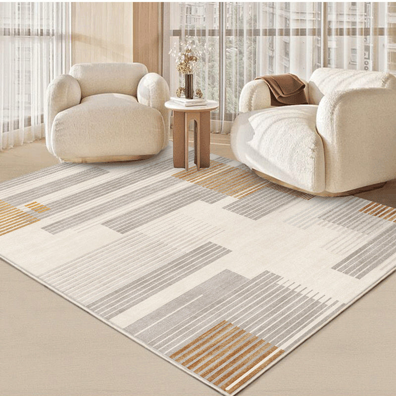 Funky Graphic Pattern Rug Polyester Area Rug Non-Slip Backing Carpet for Living Room