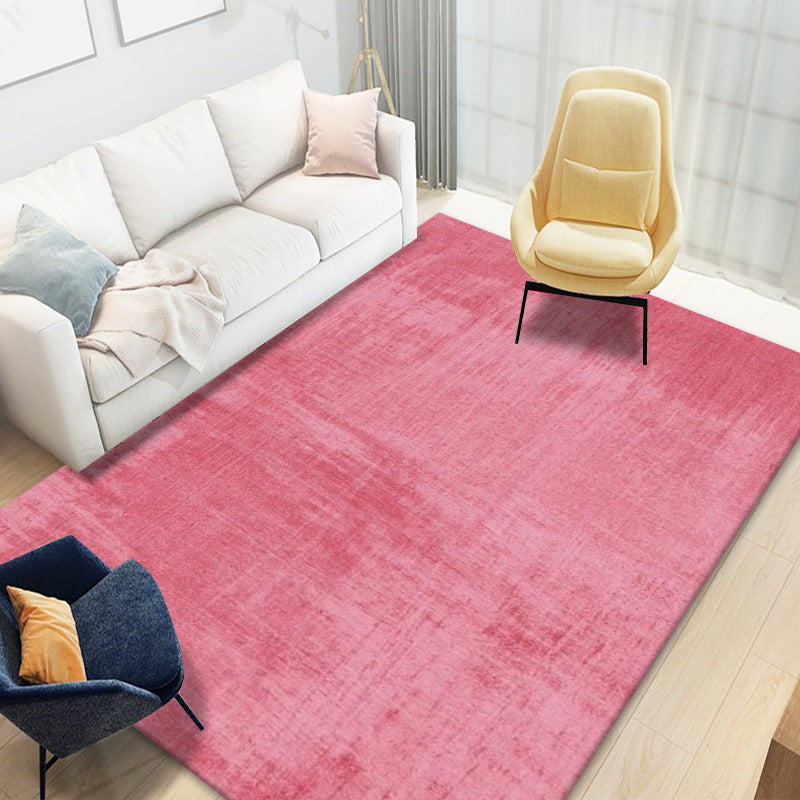 Modern Area Rug Abstract Pattern Polyester Rug Stain Resistant Carpet for Living Room