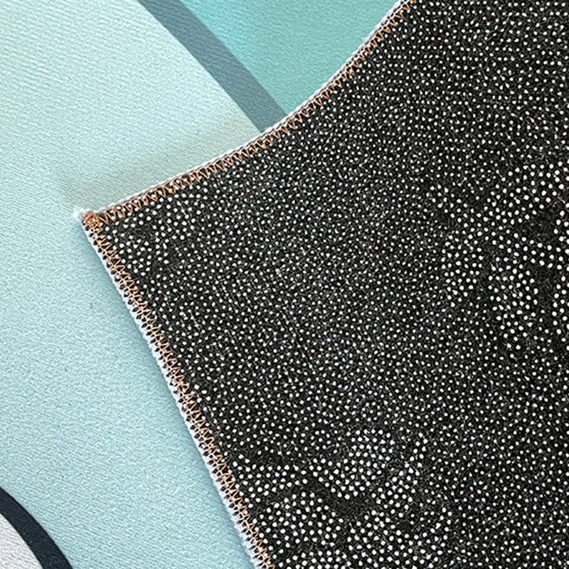 Modern Carpet Creative Abstract Pattern Carpet Polyester Area Rug with Non-Slip Backing