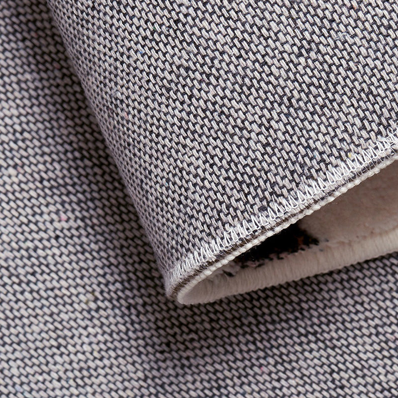 Simplicity Zebra Print Rug Polyester Carpet Non-Slip Backing Area Rug for Living Room