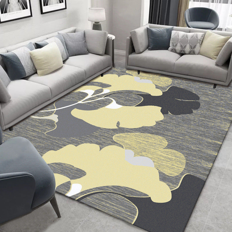 Creative Area Rug Abstract Pattern Rug Polyester Stain Resistant Carpet for Living Room