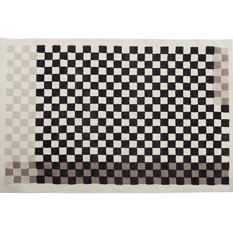 Gorgeous Carpet Modern Plaid Print Area Rug Living Room Rug with Non-Slip Backing