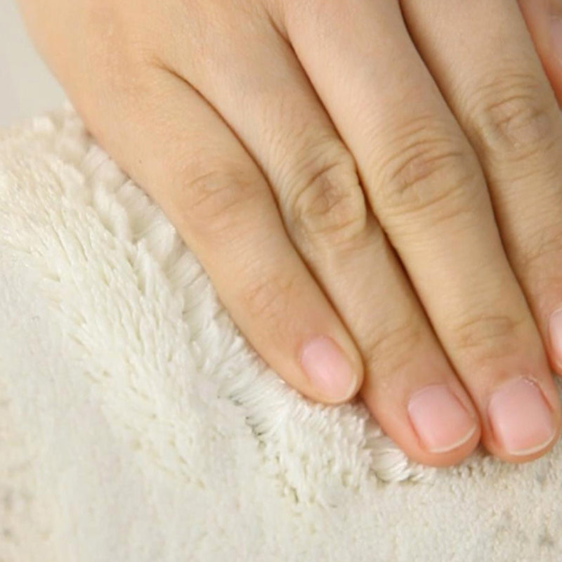 Minimalist Polyester Carpet Modern Khaki Tone Area Rug Non-Slip Rug for Living Room