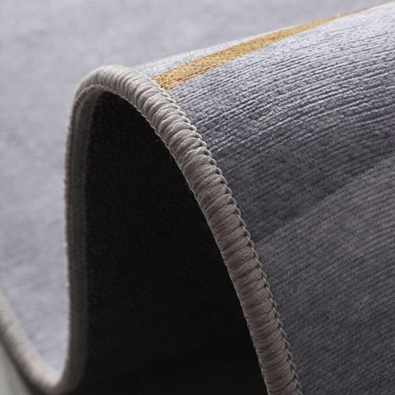 Gorgeous Polyester Rug Trendy Houndstooth Pattern Area Rug Non-Slip Backing Indoor Rug