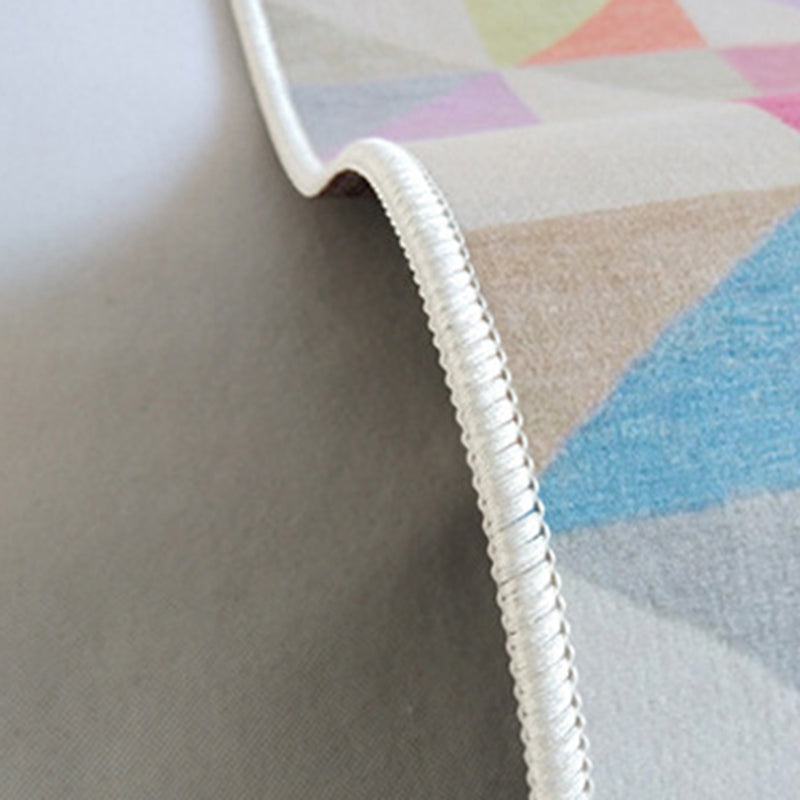 Funky Leopard Print Rug Polyester Indoor Carpet Stain Resistant Carpet for Living Room