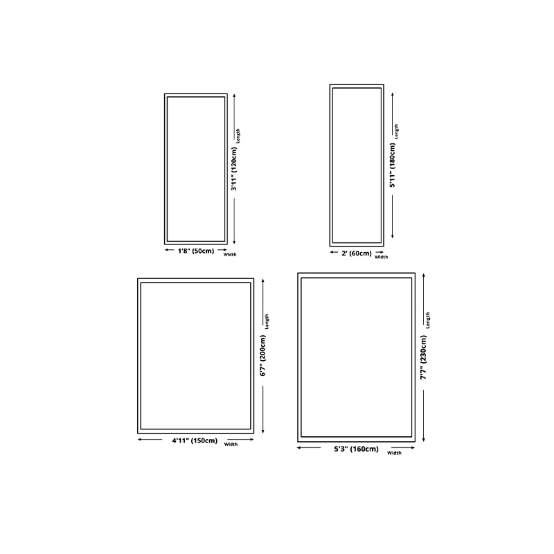 Funky Leopard Print Rug Polyester Indoor Carpet Stain Resistant Carpet for Living Room