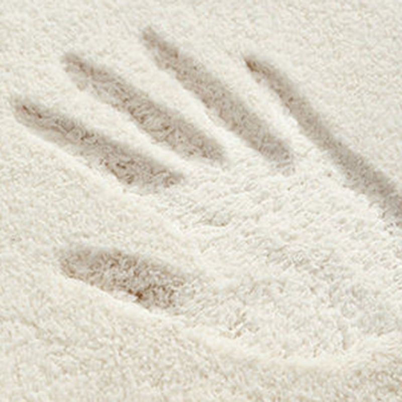 Minimalist Rug Hand Drawn Pattern Rug Polyester Stain Resistant Area Rug for Living Room