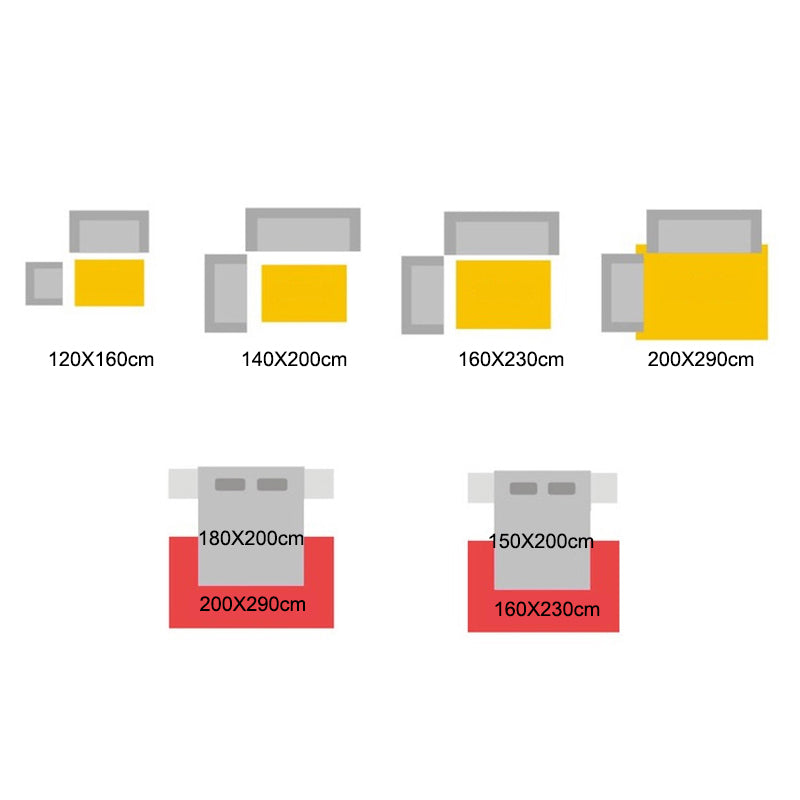 Classical Plaid Print Area Rug Friendly Washable Carpet Anti-Slip Area Rug for Home Decor