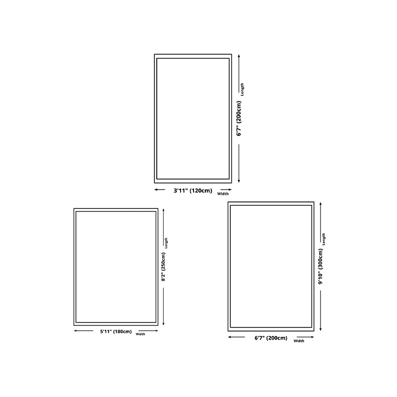 Classical Plaid Print Area Rug Friendly Washable Carpet Anti-Slip Area Rug for Home Decor