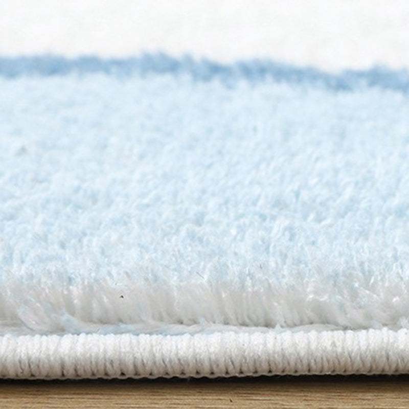 Modern Apricot Carpet Washable Carpet Polyester Carpet with Non-Slip Backing