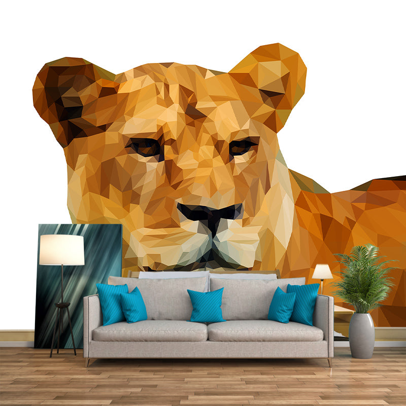 Illustration Geometric Animal Wall Mural Decorative Stain Resistant Wall Mural