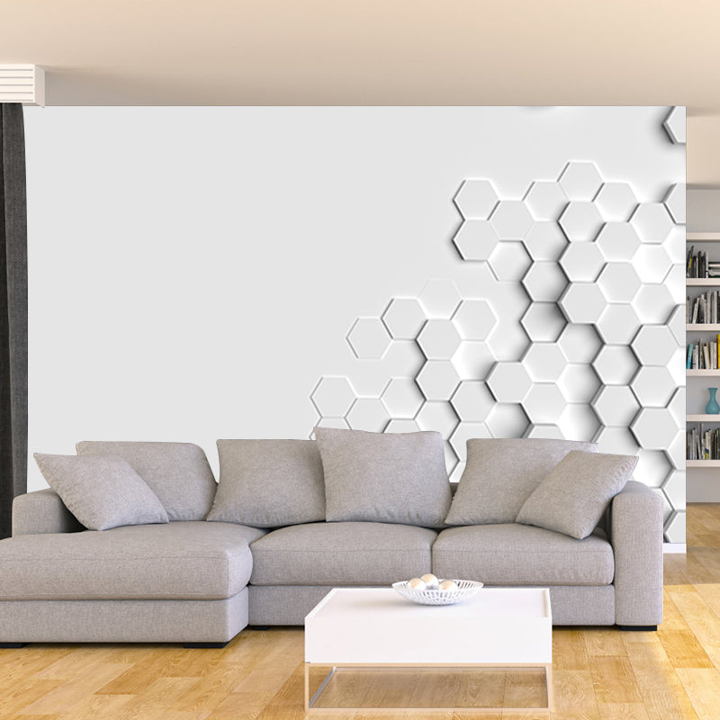 Illustration Geometric Printed Mural Modern Stain Resistant Home Mural