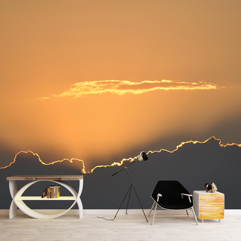 Environmental Sky Print Mural Photography Stain Resistant Bedroom Wall Mural