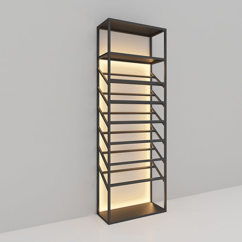 Luxury Floor Wine Shelf Metal Horizontal Wine Racks with Shelf