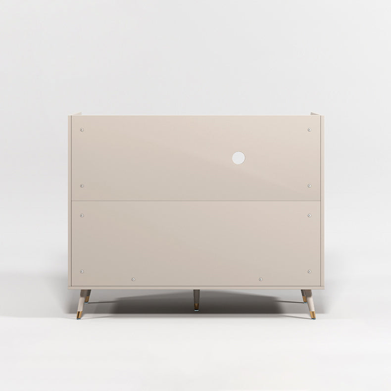 Wood Kitchen Sideboard Cabinet Glam Credenza with Drawers and Storage