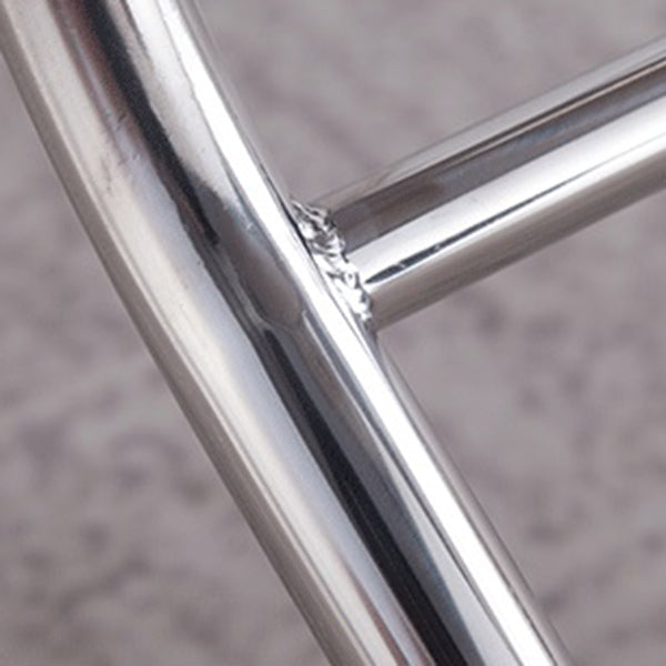 Industrial Style Dining Table Square Stainless Steel Folding Dining Table for Home Use