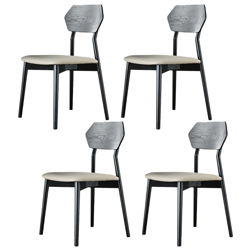 Modern 1/3/4/5/6 Pieces Dinette Set Rectangle White Stone and Wood Dining Set