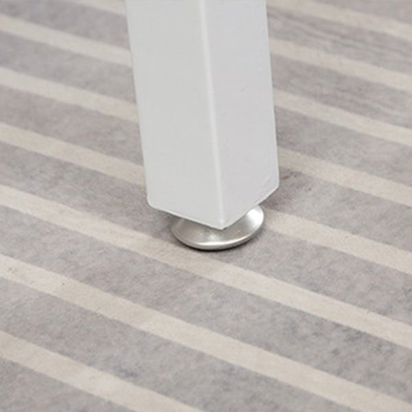 Contemporary Backless Counter Stool Pine Wood Armless Barstool with White Sled Base