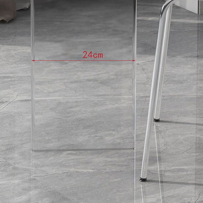 Round Dining Table Set 1/2/5 Pcs Acrylic Base Table with Chairs