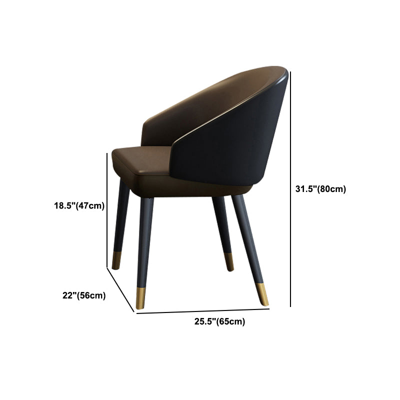 Glam Indoor Dining Table Set 1/4/5/7 Pieces Rectangle Trestle Dinette Set in Black