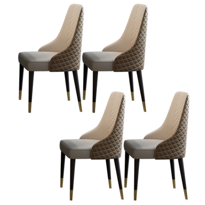 Glam 1/4/6/7/9 Pieces Dining Table Set White and Gold Rectangle Dinette Set