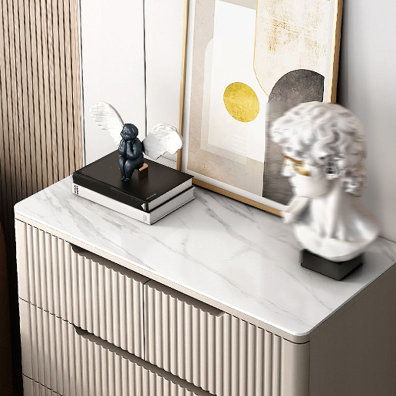 15.75-inch Height Dresser Glam Storage Chest with 4/5 Drawers