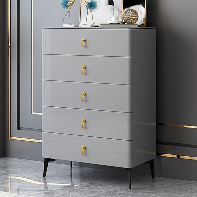 Glam Wooden 16" Wide Storage Chest Bedroom Chest with Drawers