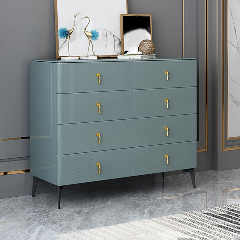 Glam Wooden 16" Wide Storage Chest Bedroom Chest with Drawers