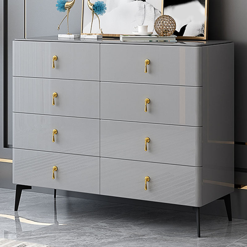 Glam Wooden 16" Wide Storage Chest Bedroom Chest with Drawers