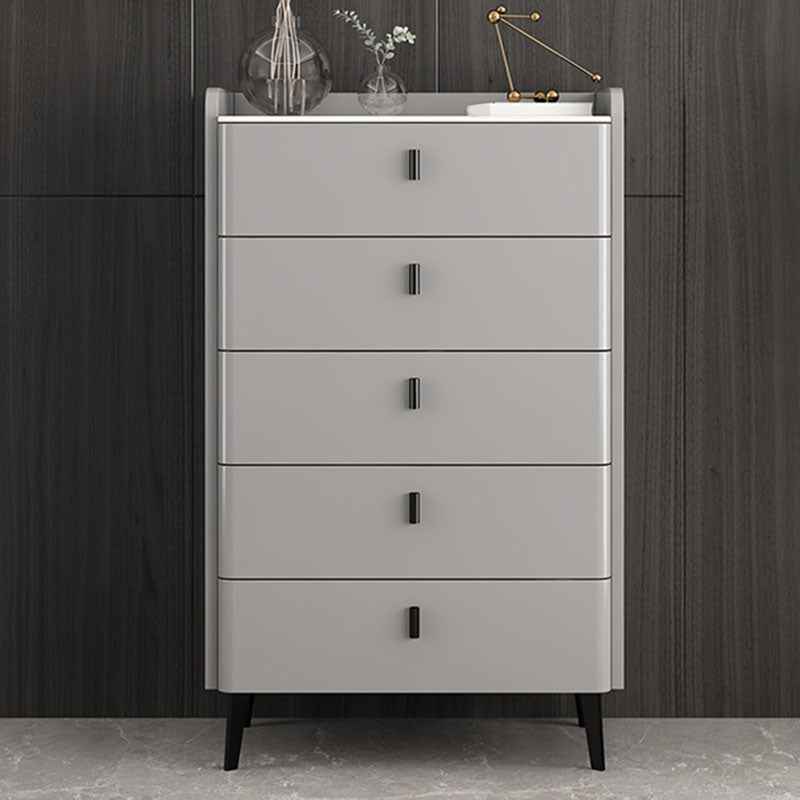 Contemporary Stone Top Storage Chest 15.75" Width Dresser for Bedroom