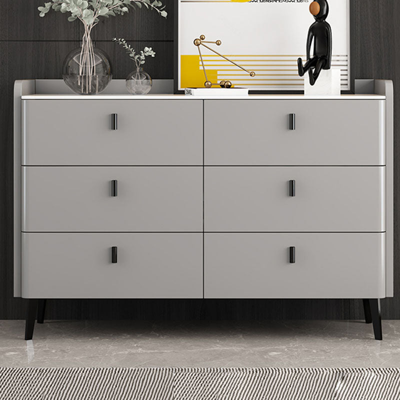 Contemporary Stone Top Storage Chest 15.75" Width Dresser for Bedroom