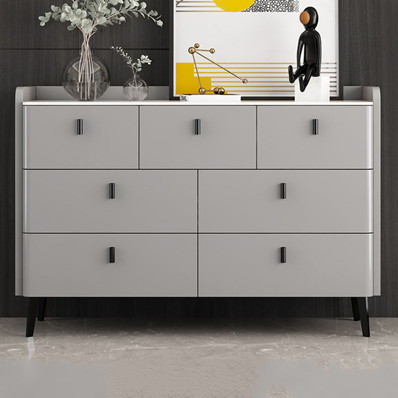 Contemporary Stone Top Storage Chest 15.75" Width Dresser for Bedroom